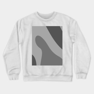 Boho warm grey pastel swirl pattern Crewneck Sweatshirt